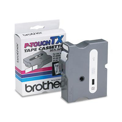 Brother P-Touch&reg; TX Series Standard Adhesive Laminated Labeling Tape