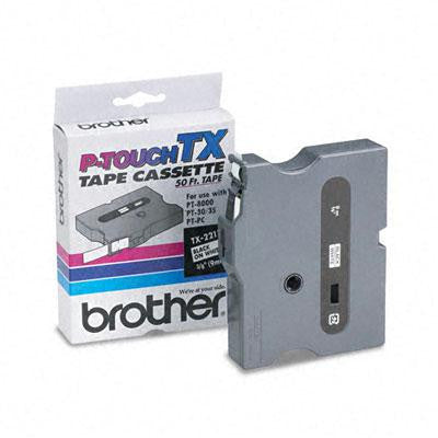 Brother P-Touch&reg; TX Series Standard Adhesive Laminated Labeling Tape