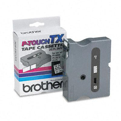 Brother P-Touch&reg; TX Series Standard Adhesive Laminated Labeling Tape