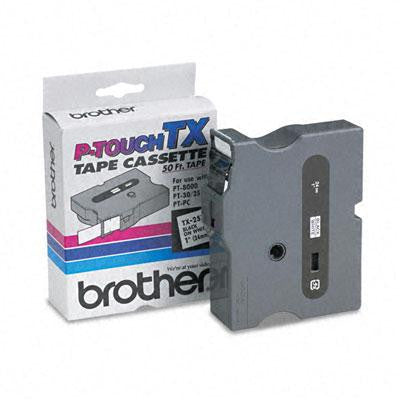 Brother P-Touch&reg; TX Series Standard Adhesive Laminated Labeling Tape