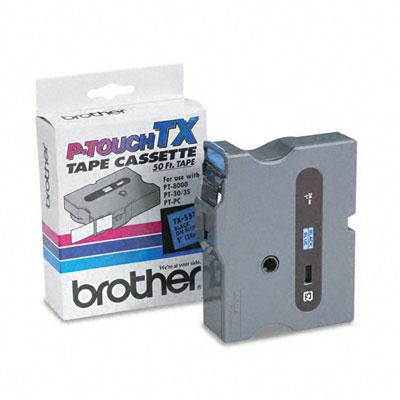 Brother P-Touch&reg; TX Series Standard Adhesive Laminated Labeling Tape