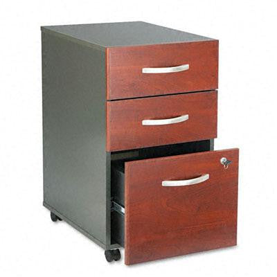 Bush&reg; Series C Three-Drawer Mobile Pedestal File