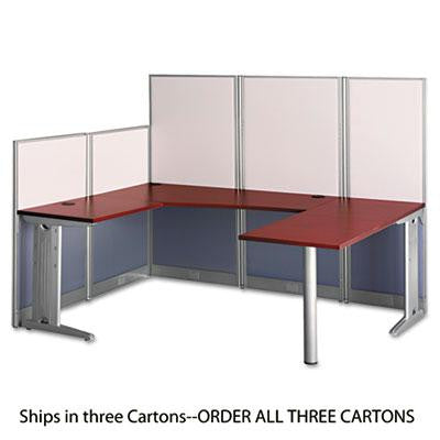 Bush&reg; Office in an Hour&trade; Collection U- Workstation