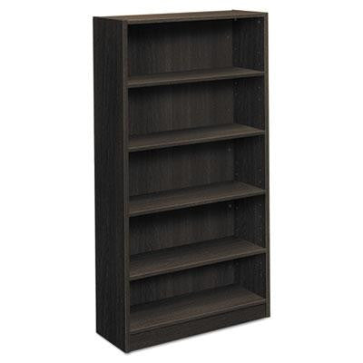 basyx&reg; BL Laminate Series Five-Shelf Bookcase