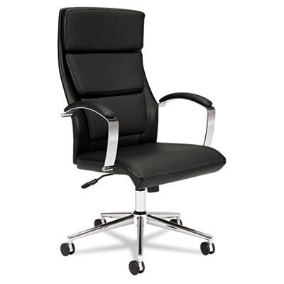 basyx&reg; VL105 Executive High-Back Leather Chair