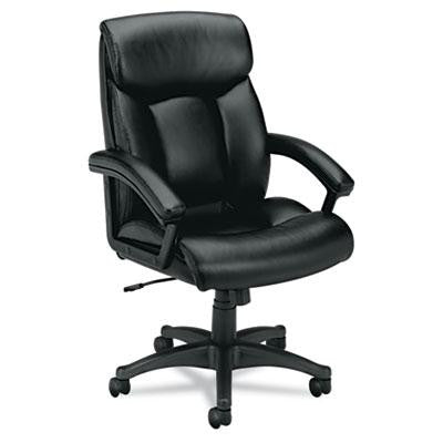 basyx&reg; VL151 Executive High-Back Leather Chair