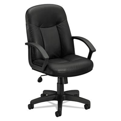 basyx&reg; VL601 Series Executive High-Back Leather Chair