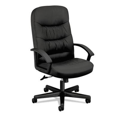 basyx&reg; VL641 Series Executive High-Back Leather Chair