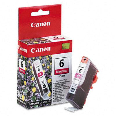 Canon&reg; BCI6BK, BCI6C, BCI6M, BCI6PC, BCI6PM, BCI6Y Ink Tank