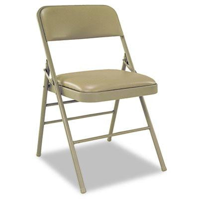 Cosco&reg; Deluxe Vinyl Padded Series Folding Chair