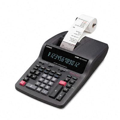 Casio&reg; DR-270TM Two-Color Desktop Printing Calculator