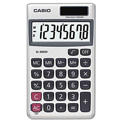 Casio&reg; SL-300SV Handheld Calculator