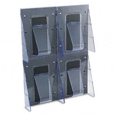 deflecto&reg; Stand Tall&reg; Multi-Pocket Wall-Mount Literature Systems