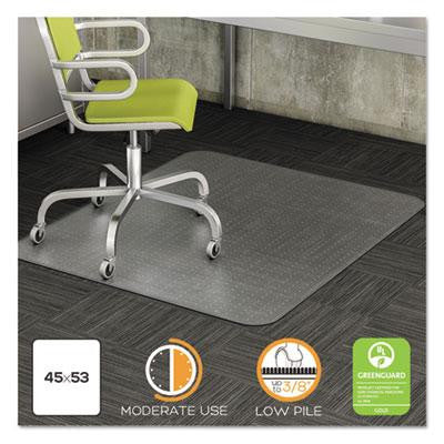 deflecto&reg; DuraMat&reg; Moderate Use Chair Mat for Low Pile Carpeting