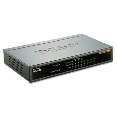 D-Link&reg; 8-Port Ethernet-PoE Desktop Switch