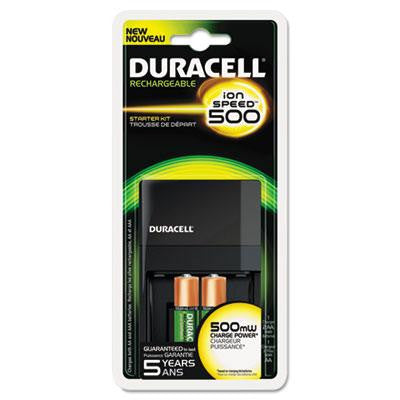 Duracell&reg; ION SPEED&trade; 500 Starter Kit Charger