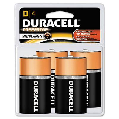 Duracell&reg; CopperTop&reg; Alkaline Batteries with Duralock Power Preserve&trade; Technology