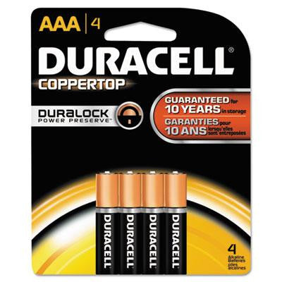 Duracell&reg; CopperTop&reg; Alkaline Batteries with Duralock Power Preserve&trade; Technology