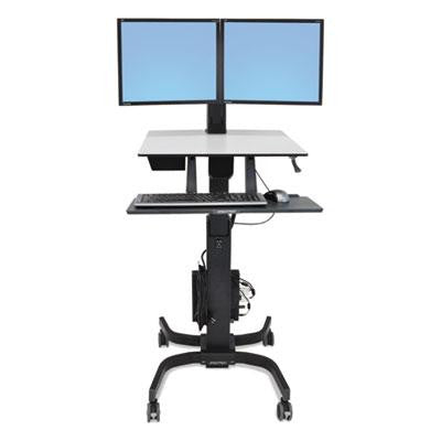 Ergotron&reg; WorkFit-C Sit-Stand Workstation