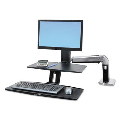 Ergotron&reg; WorkFit-A Sit-Stand Workstation