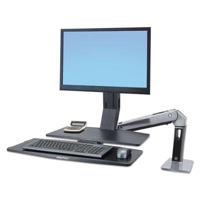 Ergotron&reg; WorkFit-A Sit-Stand Workstation with Worksurface+