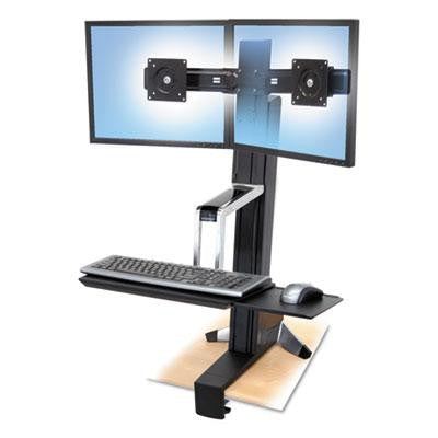 Ergotron&reg; WorkFit-S Sit-Stand Workstation