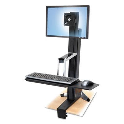 Ergotron&reg; WorkFit-S Sit-Stand Workstation