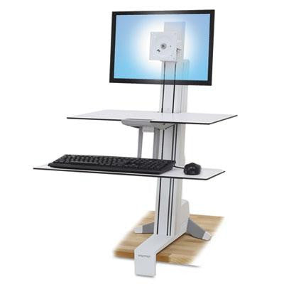 Ergotron&reg; WorkFit-S Sit-Stand Workstation with Worksurface+