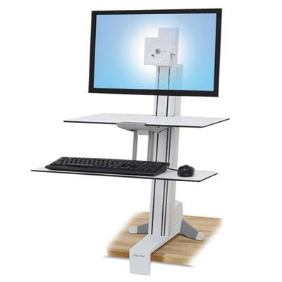 Ergotron&reg; WorkFit-S Sit-Stand Workstation with Worksurface+