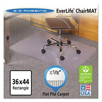 ES Robbins&reg; EverLife&reg; Light Use Chair Mats for Flat to Low Pile Carpet