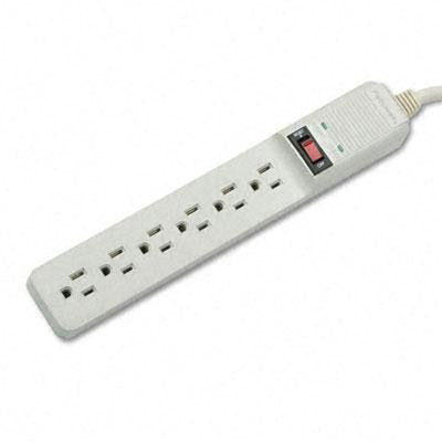 Fellowes&reg; Basic Home-Office Six-Outlet Surge Protector