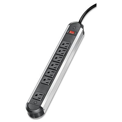 Fellowes&reg; Seven-Outlet Metal Power Strip