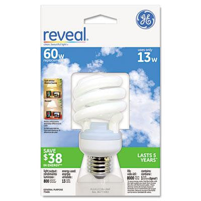 GE Energy Smart&reg; Compact Fluorescent Spiral Light Bulb