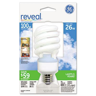 GE Energy Smart&reg; Compact Fluorescent Spiral Light Bulb