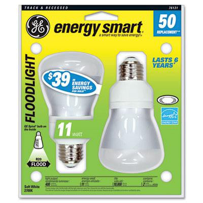 GE Energy Smart&reg; Compact Fluorescent Reflector Light Bulb