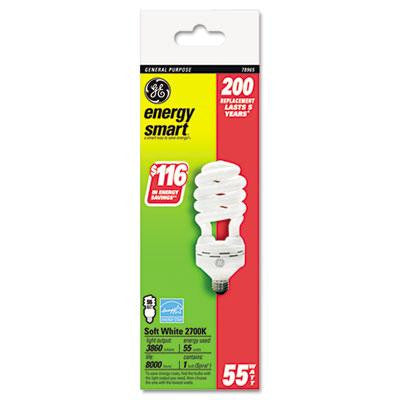 GE Energy Smart&reg; Compact Fluorescent Spiral Light Bulb