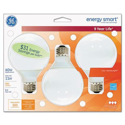 GE Energy Smart&reg; Compact Fluorescent Globe Light Bulb