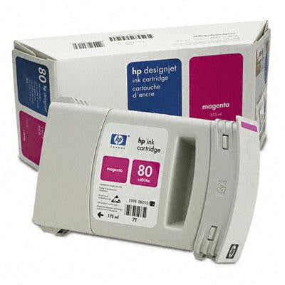 HP C4846A, C4847A, C4848A, C4871A, C4872A, C4873A, C4874A (80) Inkjet Cartridge