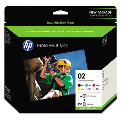 HP 02 Series Photo Paper Value Pack