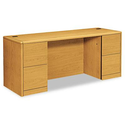 HON&reg; 10700 Series&trade; Kneespace Credenza with Full-Height Pedestals