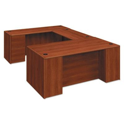 HON&reg; 10700 Series&trade; Single Pedestal Desk with Full-Height Pedestal on Right