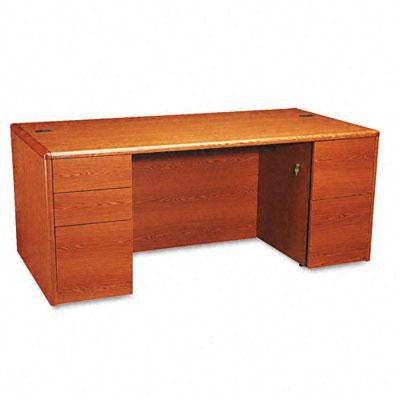 HON&reg; 10700 Series&trade; Double Pedestal Desk with Full-Height Pedestals