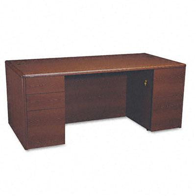 HON&reg; 10700 Series&trade; Double Pedestal Desk with Full-Height Pedestals