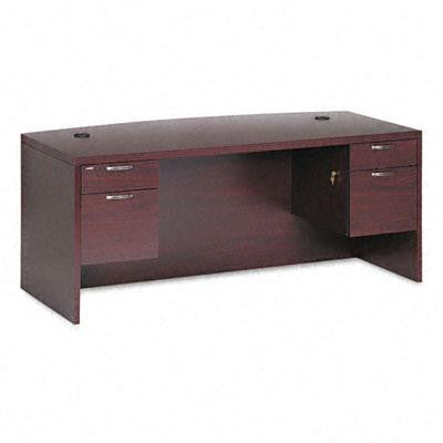 HON&reg; Valido&reg; 11500 Series Bow Front Double Pedestal Desk