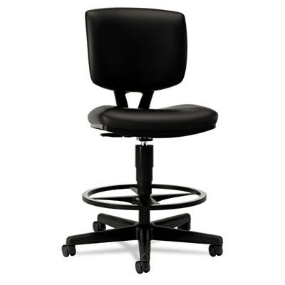 HON&reg; Volt&reg; Series Leather Adjustable Task Stool