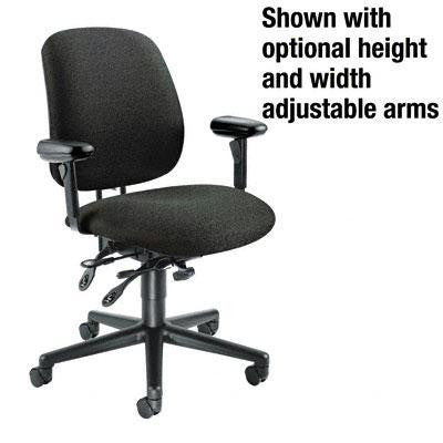 HON&reg; 7700 Series High-performance Task Chair with Asynchronous Control & Seat Glide