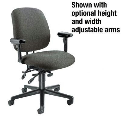 HON&reg; 7700 Series High-performance Task Chair with Asynchronous Control & Seat Glide