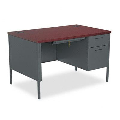 HON&reg; Metro Classic Series Single Pedestal Desk