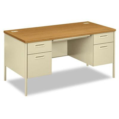 HON&reg; Metro Classic Series Double Pedestal Desk