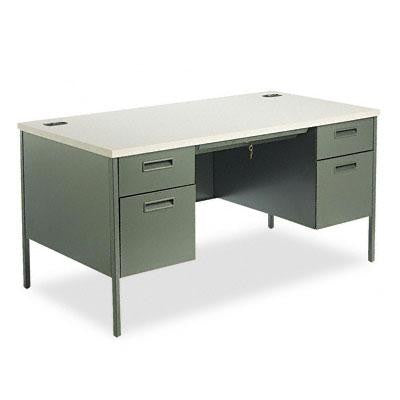 HON&reg; Metro Classic Series Double Pedestal Desk